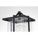 Miller 1 Light 16 inch Black Outdoor Post Light
