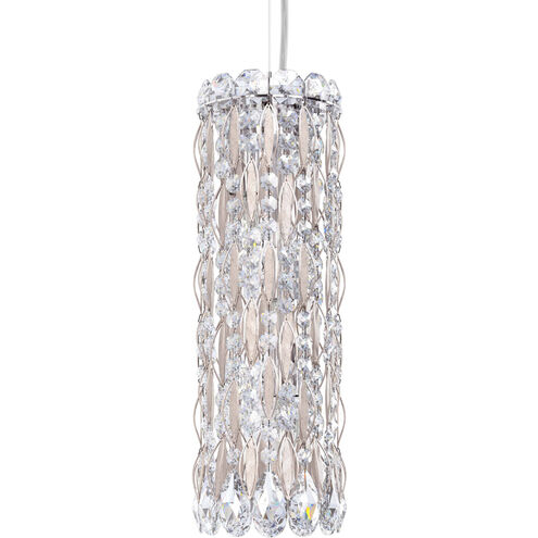 Sarella 3 Light 5 inch Antique Silver Pendant Ceiling Light in Swarovski