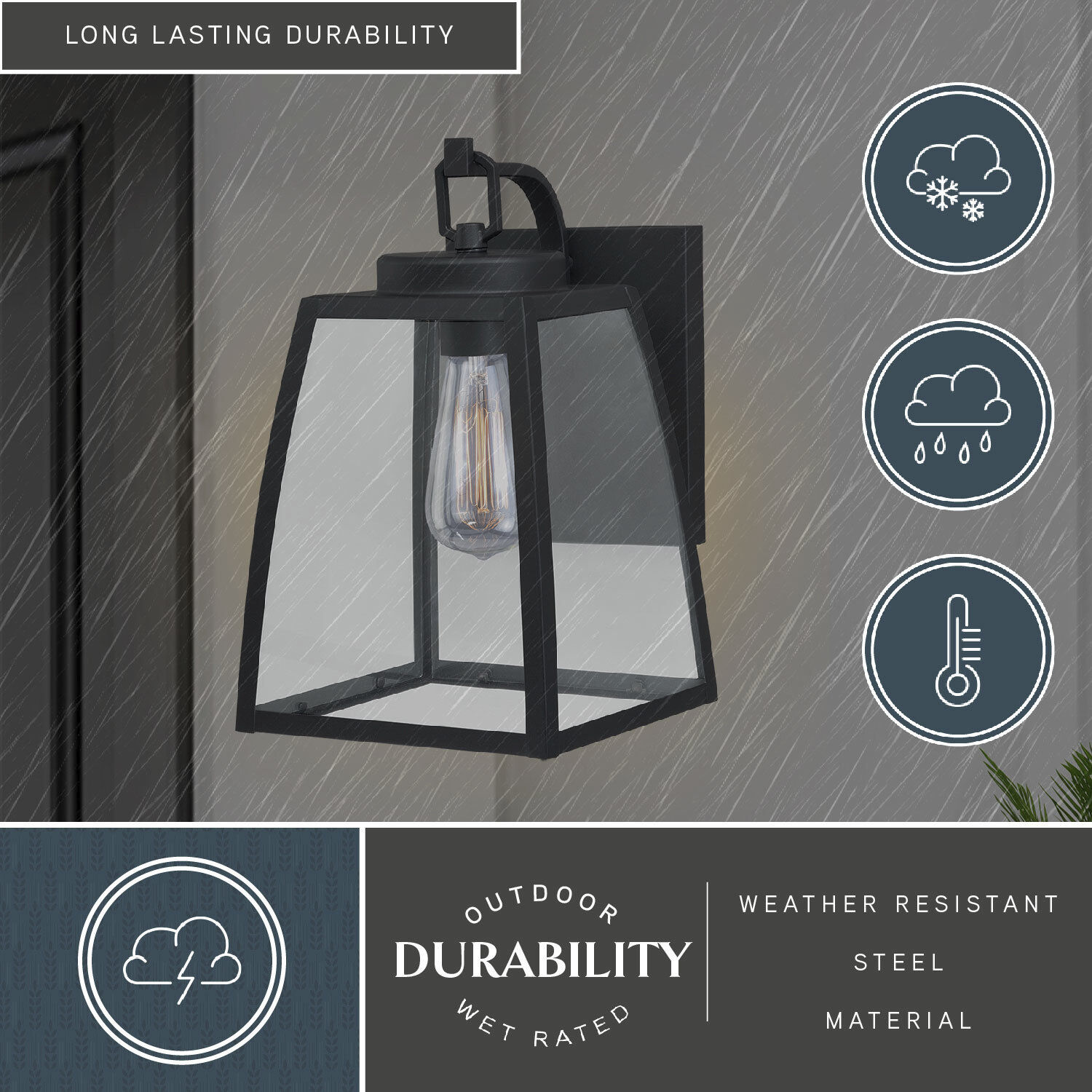 Granville LED 13 inch Oil Burnished Bronze Outdoor Wall