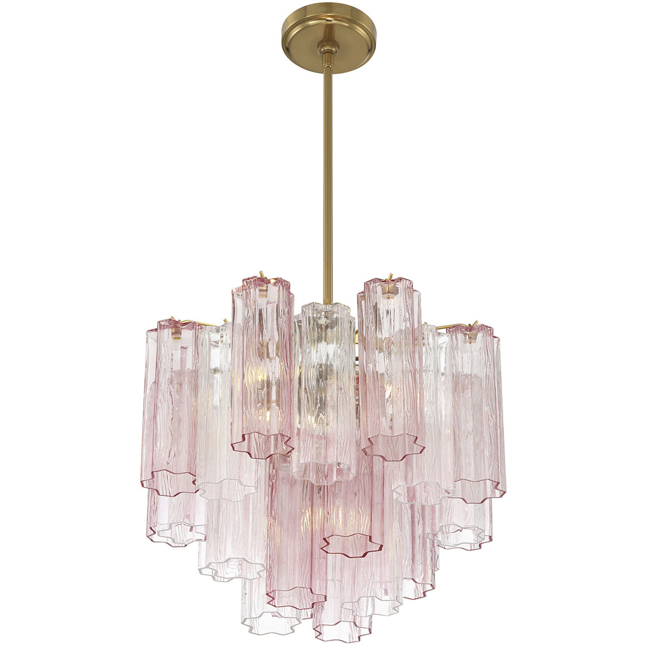 Addis 4 Light 17.75 inch Aged Brass Mini Chandelier Ceiling Light in Spring