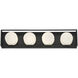 Rover LED 24 inch Black Bath Bar Wall Light