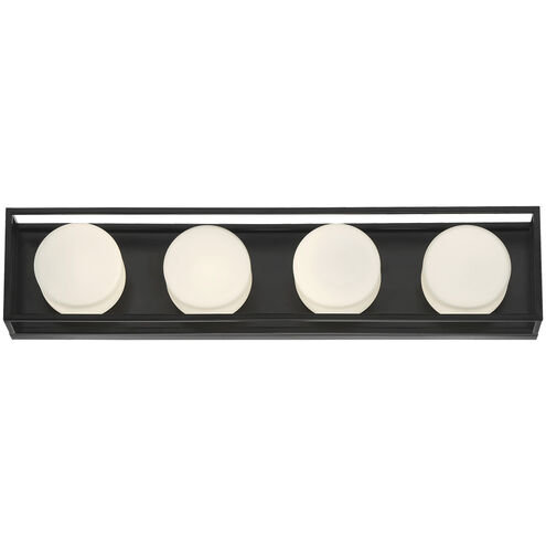 Rover LED 24 inch Black Bath Bar Wall Light