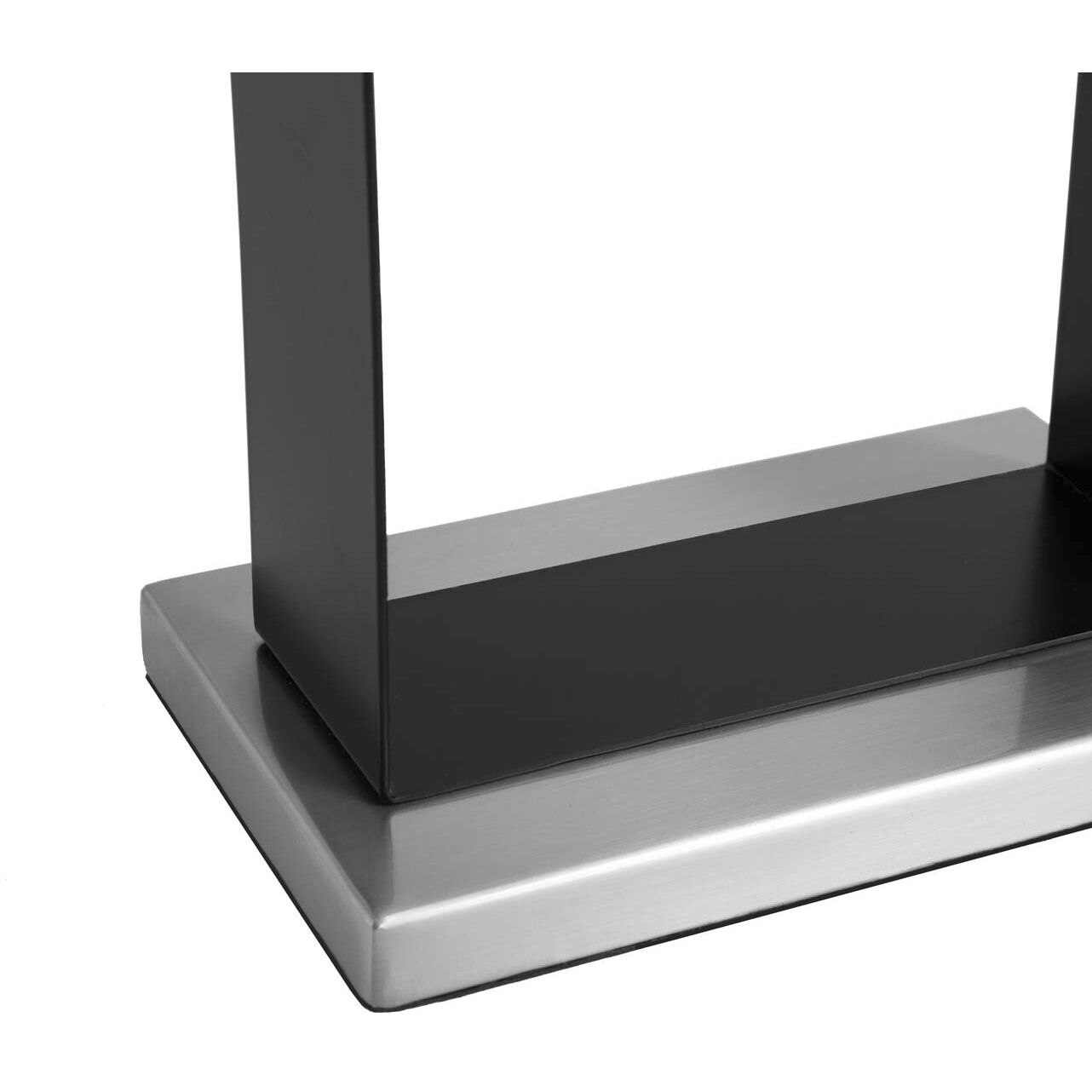 Luxe Satin Nickel Tabletop Touchless Hand Sanitizer Dispenser