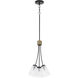Arpeggio 3 Light 15 inch Matte Black Pendant Ceiling Light