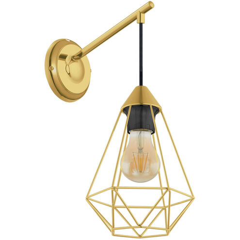 Tarbes 1 Light 6 inch Brushed Brass Wall Light