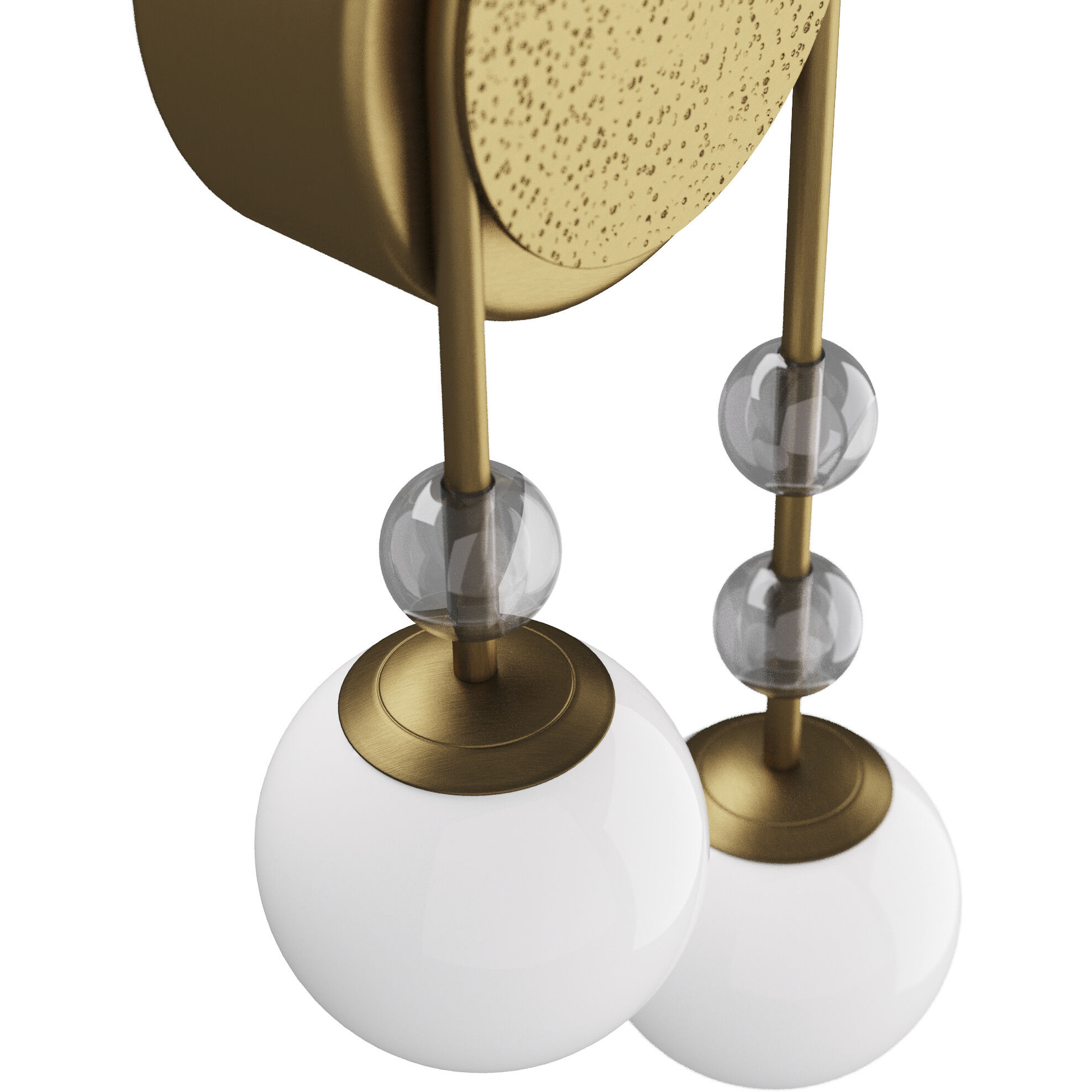 Beverly 2 Light 10.5 inch Antique Brass Sconce Wall Light, Right