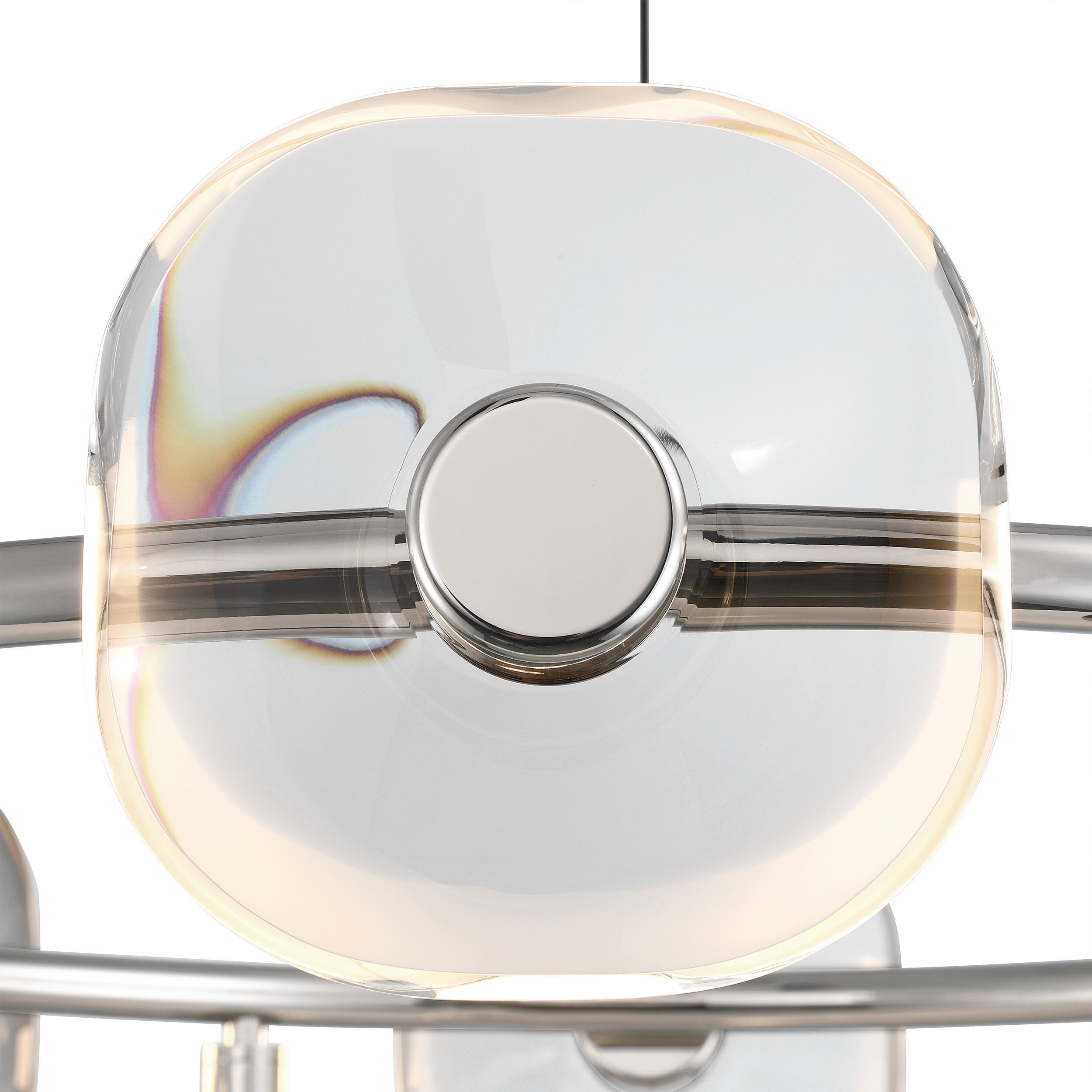 Ziva Celestia 32 inch 4.00 watt Chrome Chandelier Ceiling Light