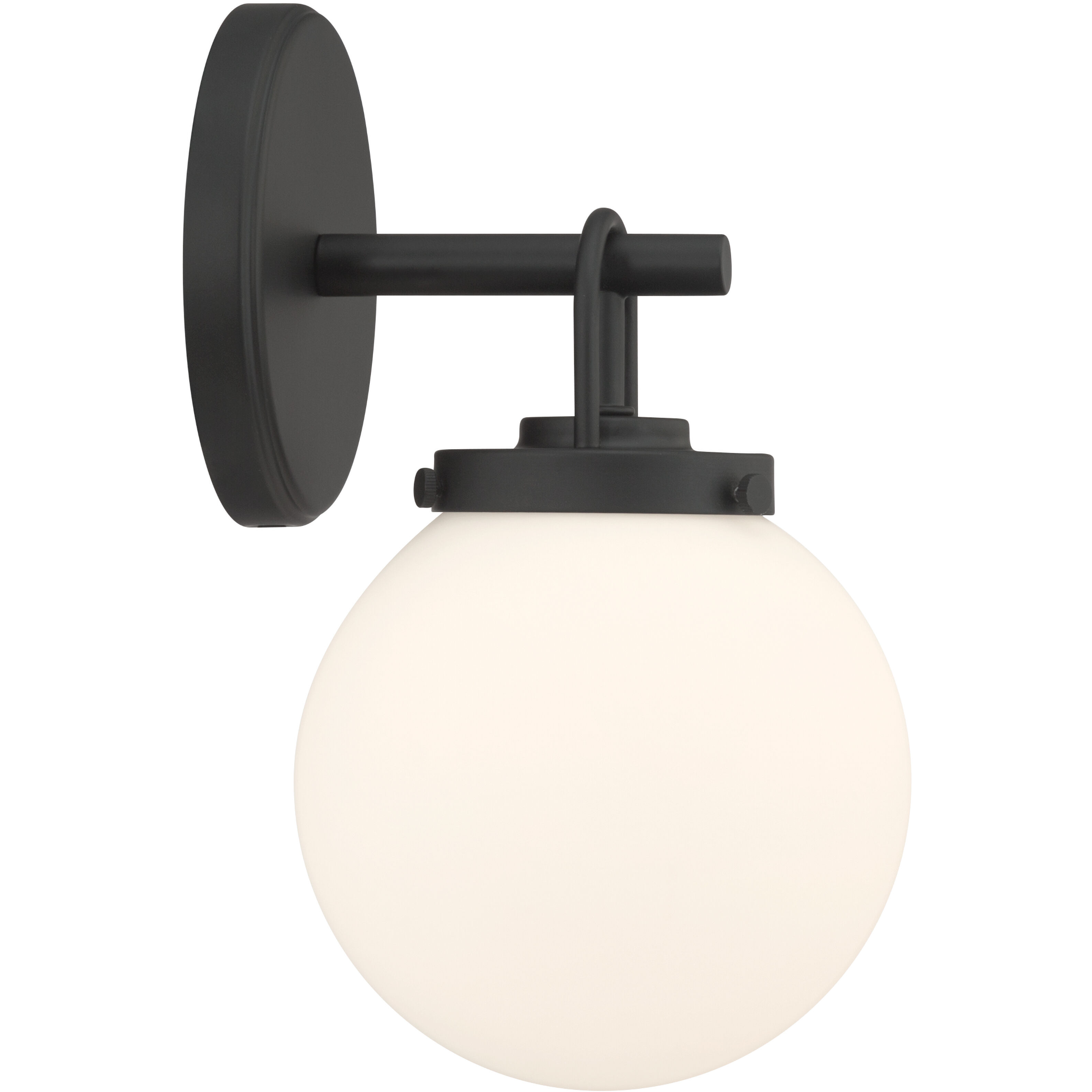 Ortesa 1 Light 6 inch Dark Matte Black Bath Sconce Wall Light
