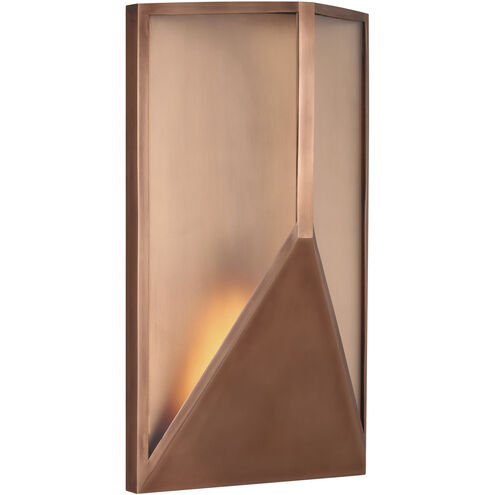 Kelly by Kelly Wearstler Punto LED 16.2 inch Natural Copper Outdoor Wall Lantern