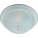 Essentials - 583x 3 Light 15.5 inch Textured White Flush Mount Ceiling Light