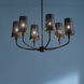 Adeena 6 Light 26.75 inch Black Chandelier Ceiling Light