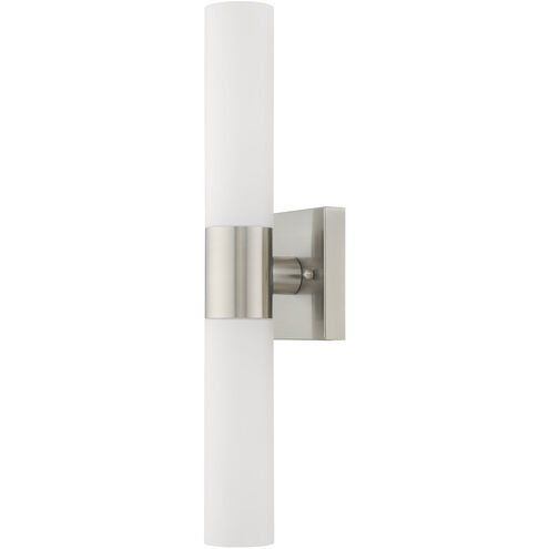 Aero 2 Light 18 inch Brushed Nickel ADA Bath Vanity Wall Light