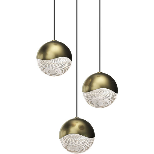 Grapes LED 7.75 inch Brass Pendant Ceiling Light in Medium