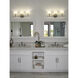 Rondo 3 Light 26.25 inch Polished Nickel Bath Vanity Wall Light