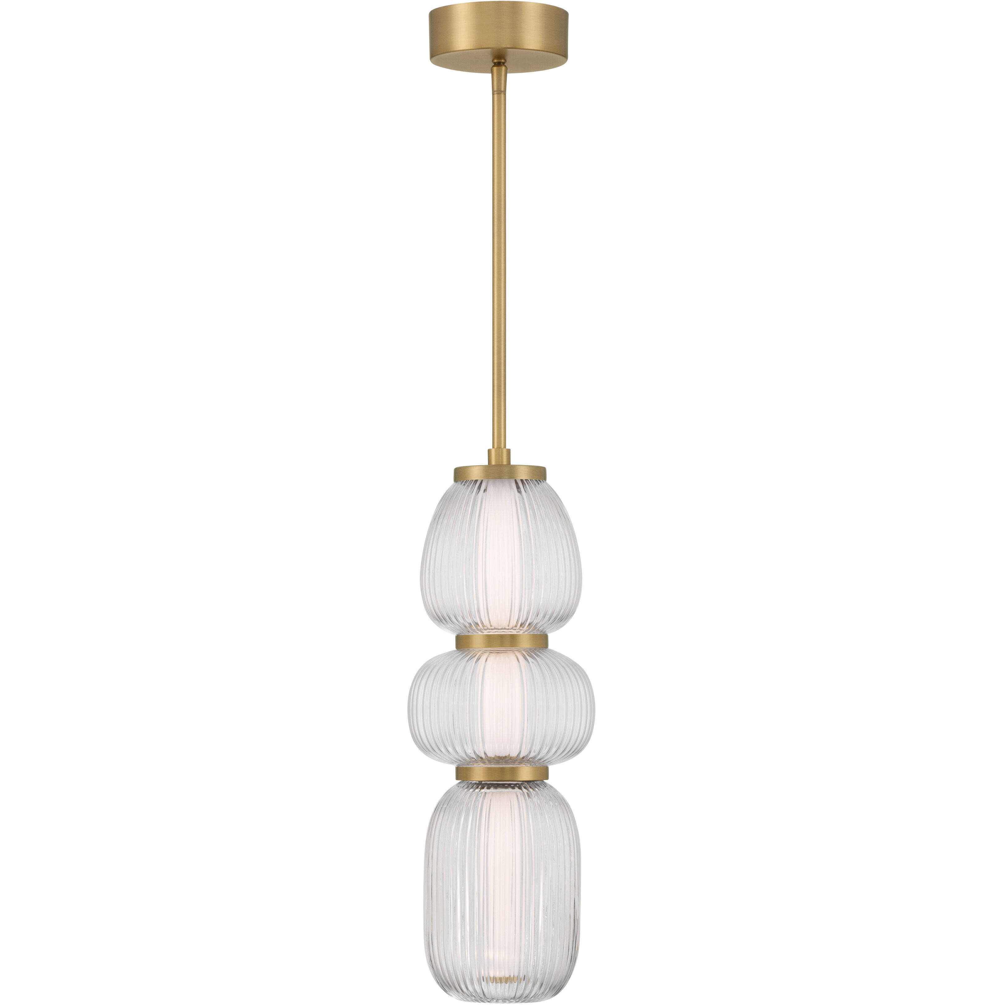 Cordel LED 6.5 inch Legacy Brass Mini Pendant Ceiling Light