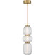 Cordel LED 6.5 inch Legacy Brass Mini Pendant Ceiling Light