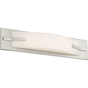 Bow LED 20 inch Brushed Nickel Vanity Light Wall Light