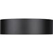 Harley 4 Light 20 inch Matte Black Flush Mount Ceiling Light