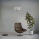 Marilyn 90 inch 9 watt Polished Chrome and Black Arc Floor Lamp Portable Light