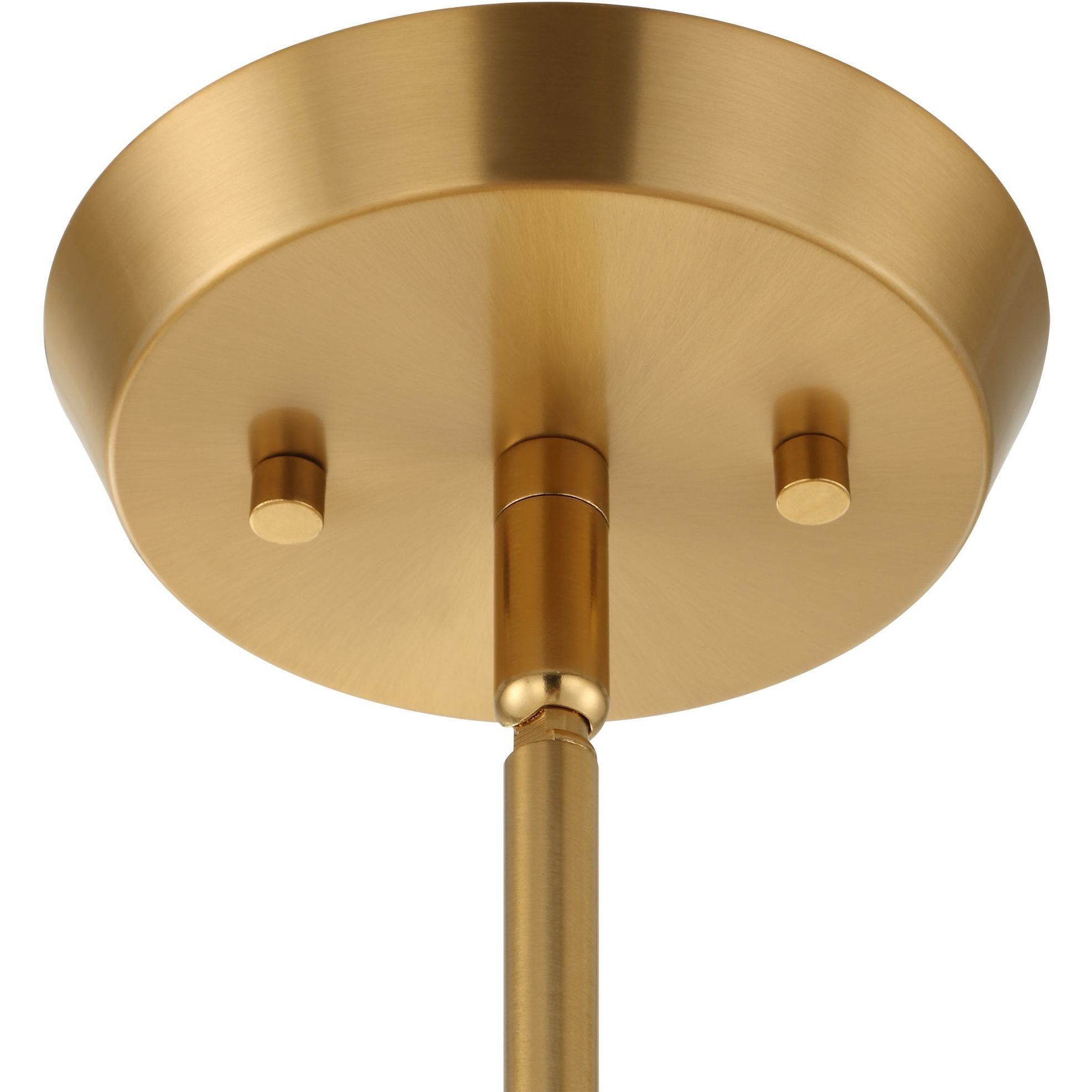 Harness 1 Light 15 inch Warm Brass Pendant Ceiling Light