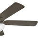 Metro Illuminated 52 inch Metallic Matte Bronze with Walnut, Metallic Matte Bronze Blades Fan