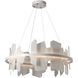 Volterra LED 38 inch Vintage Platinum Circular Pendant Ceiling Light