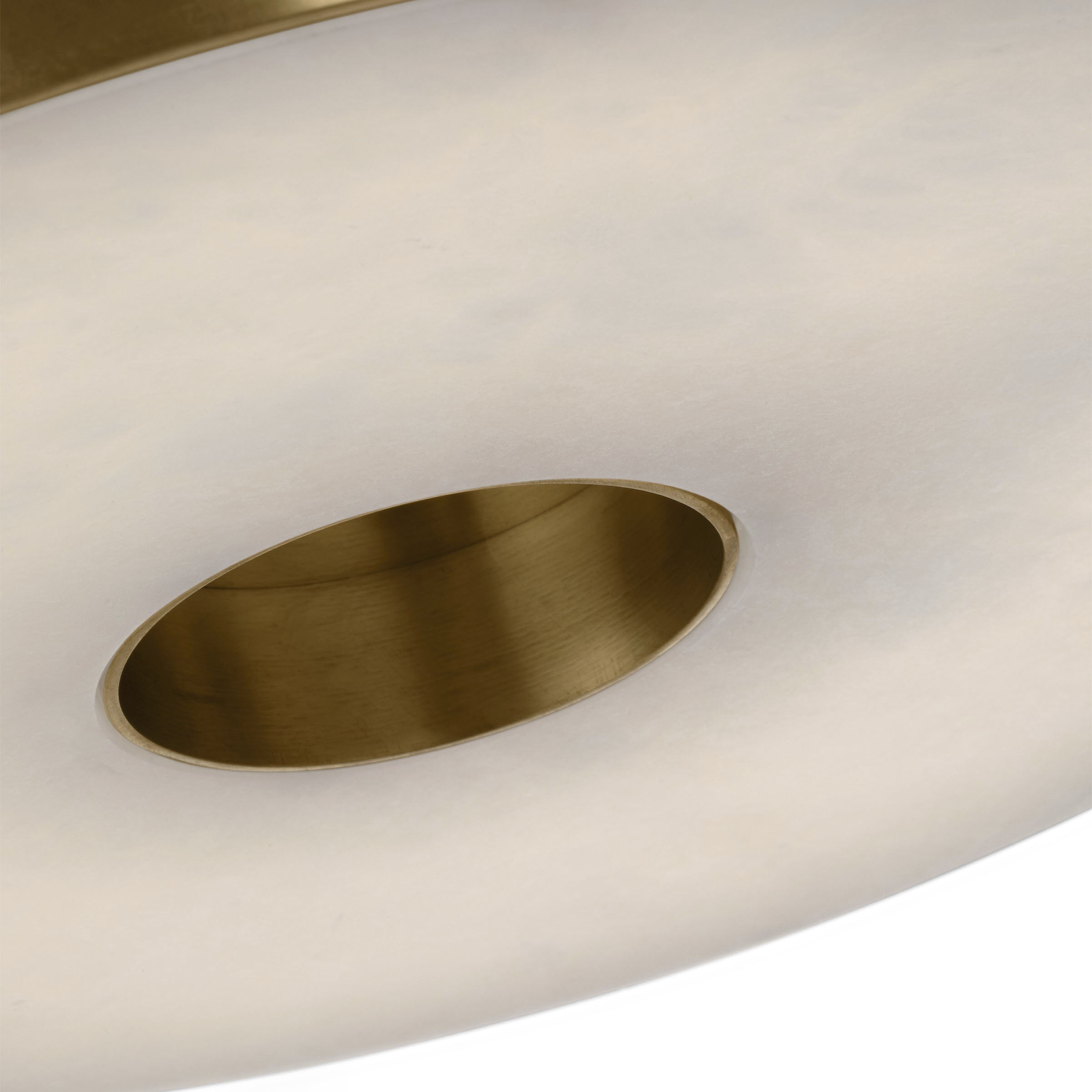 Kelly by Kelly Wearstler Wyllis LED 12 inch Hand Rubbed Antique Brass Flush Mount Ceiling Light