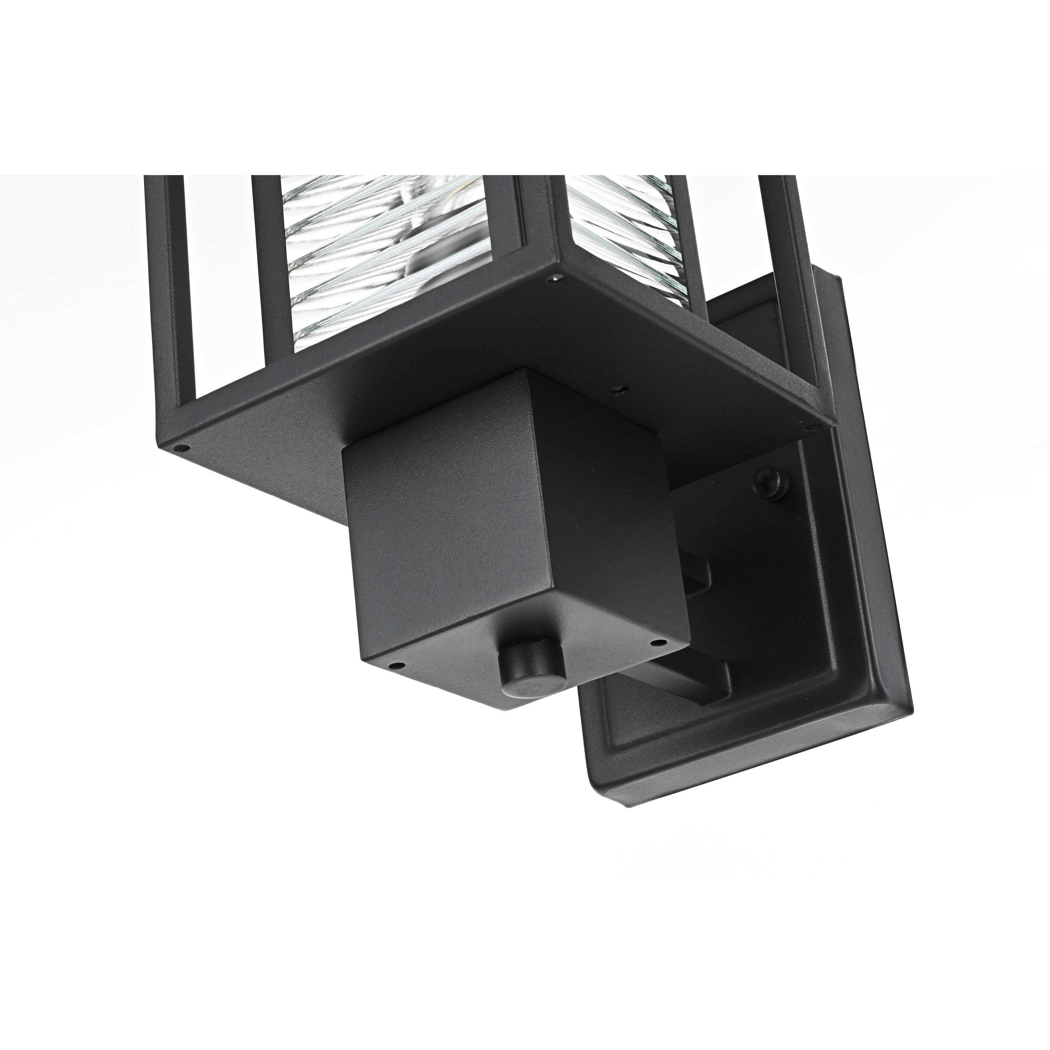 Bouvier 1 Light 14 inch Black Outdoor Wall Sconce