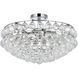 Savannah 5 Light 20 inch Chrome Flush Mount Ceiling Light