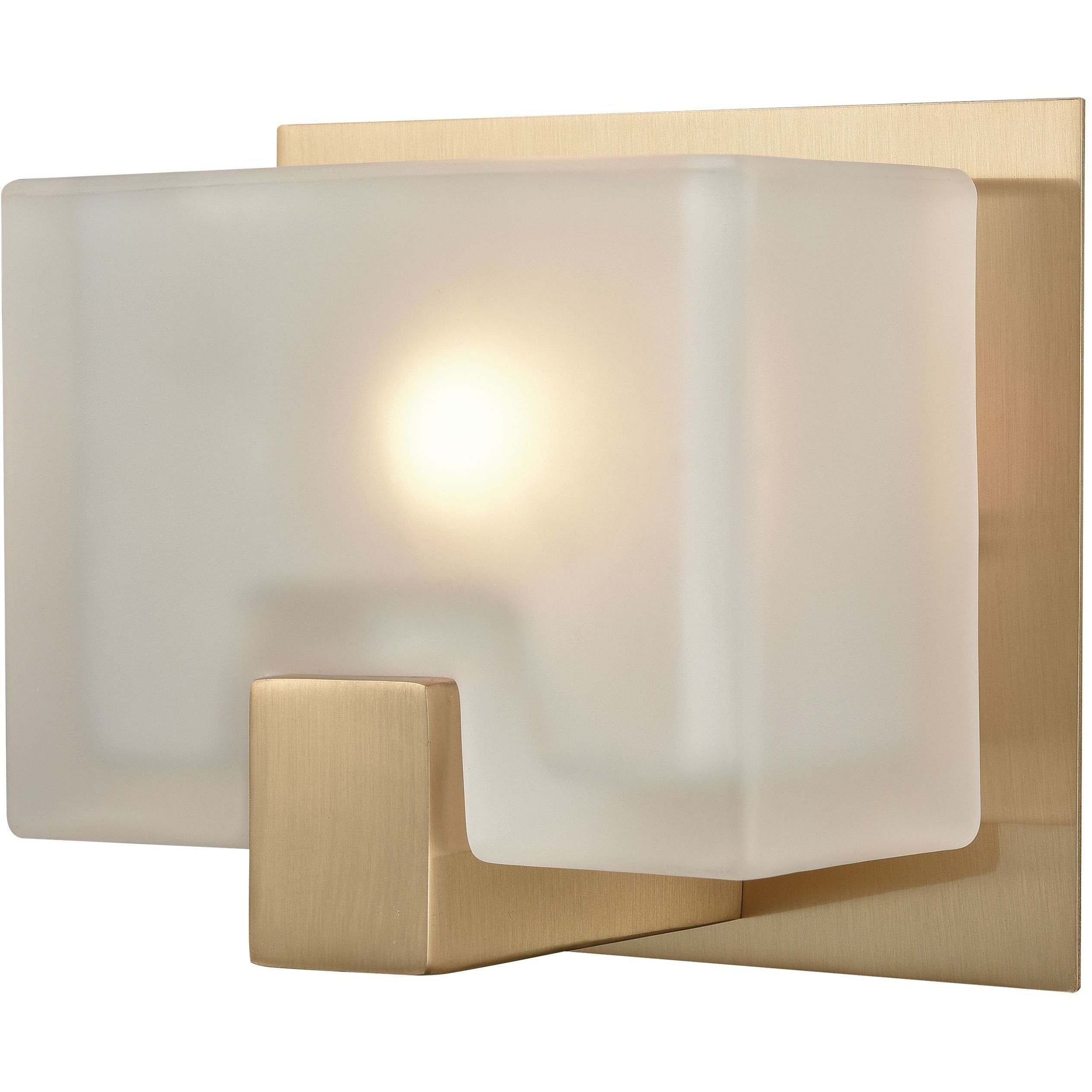 Ridgecrest LED 6 inch Satin Brass Vanity Light Wall Light
