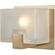 Ridgecrest LED 6 inch Satin Brass Vanity Light Wall Light