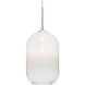 Omega 12 1 Light Satin Nickel Cord Pendant Ceiling Light