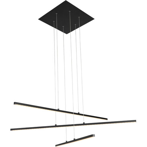 Canada LED 46 inch Matte Black Pendant Ceiling Light