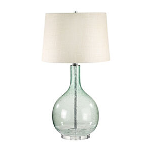 South Oyster Bay 28 inch 100.00 watt Green with Clear Table Lamp Portable Light