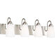 Seville 4 Light 28.38 inch Brushed Nickel Wall Bath Fixture Wall Light