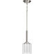Kene 1 Light 6 inch Brushed Nickel Mini-Pendant Ceiling Light