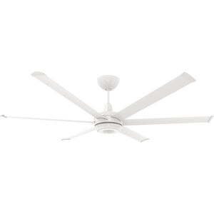 es6 72 inch White Indoor/Outdoor Ceiling Fan
