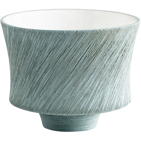 Selena Slab Oyster Blue Planter, Small