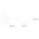 Ocularc LED Module - Driver Brushed Nickel Recessed Trims in Narrow, 2700K, Round