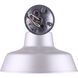 Madison 1 Light 8 inch Grey Barn Light
