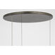 Anne-Marie Barton Armise LED 27.5 inch Mottled Pewter Drum Chandelier Ceiling Light