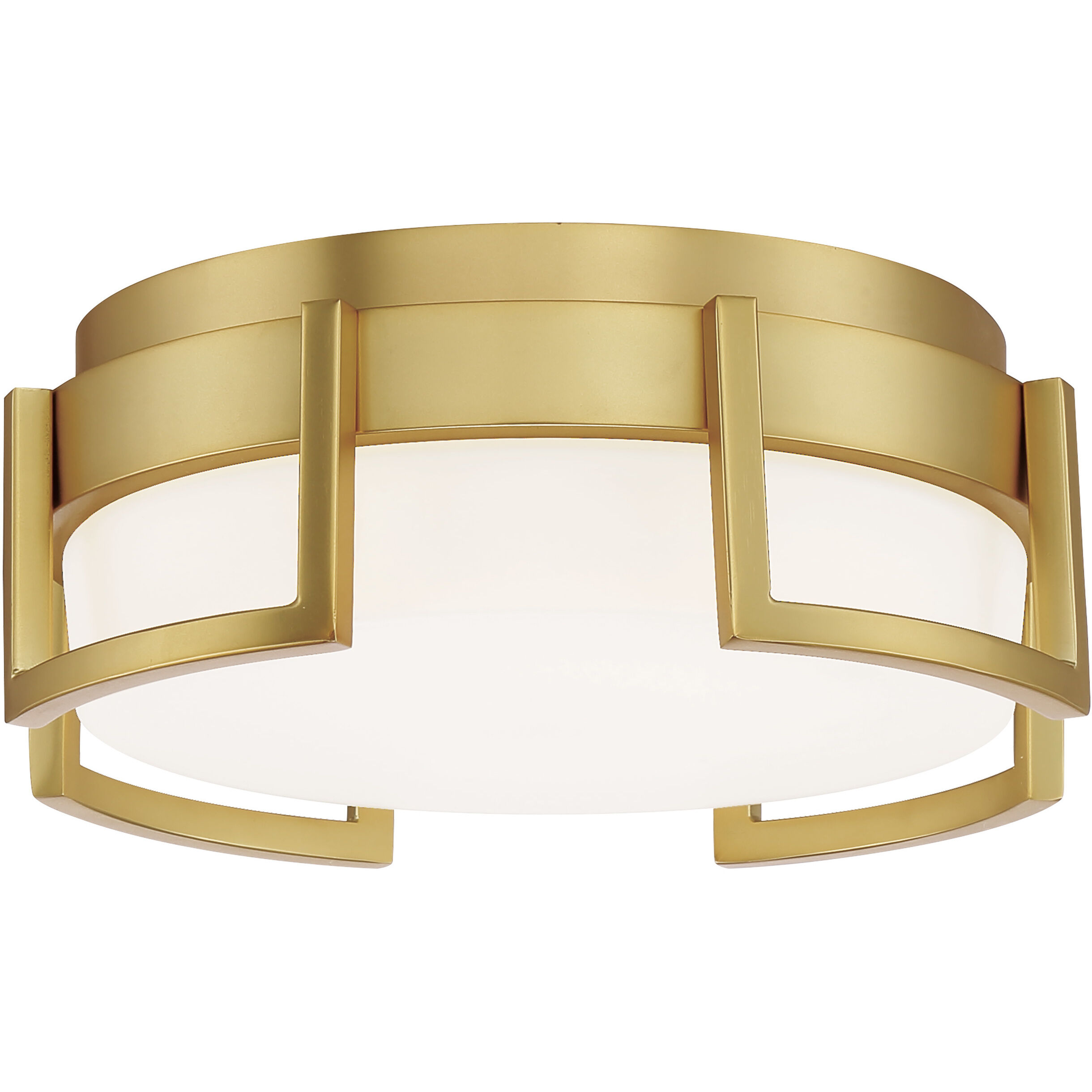 Bezel Set 1 Light 10.00 inch Flush Mount