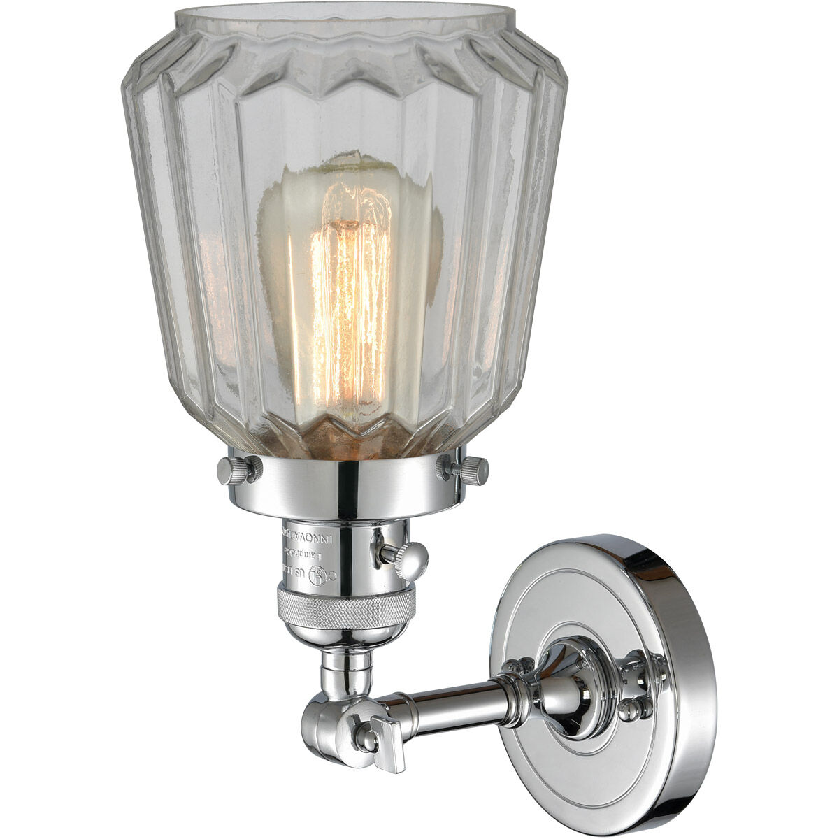 Franklin Restoration Chatham LED 6 inch Polished Chrome Sconce Wall Light, Franklin Restoration
