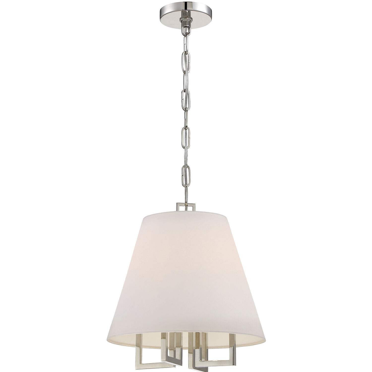 Westwood 4 Light 13.5 inch Polished Nickel Chandelier Ceiling Light