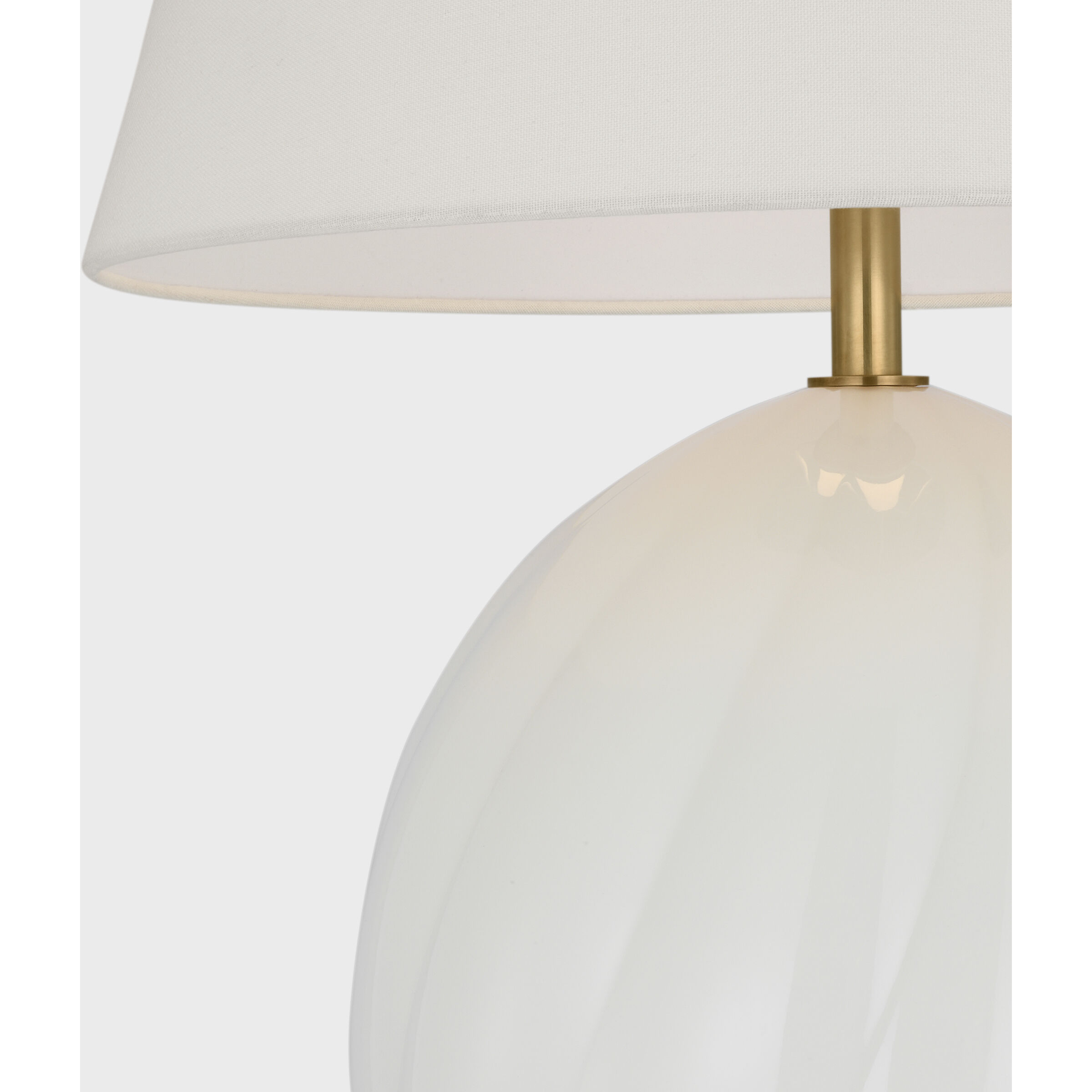 Julie Neill Talia 29.25 inch 5.00 watt White Glass Cordless Table Lamp Portable Light, Medium