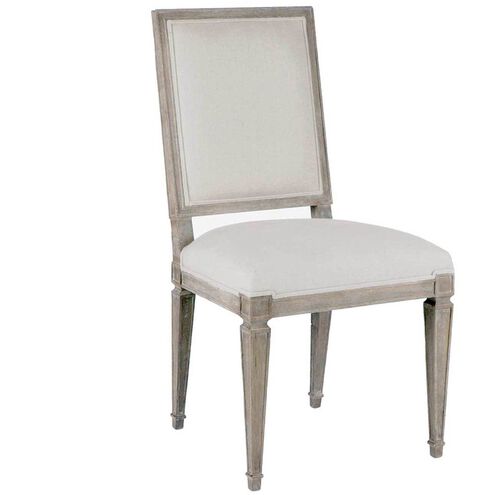 Danielle Burnished Oak / Sunbrella Linen Dove Dining Chair