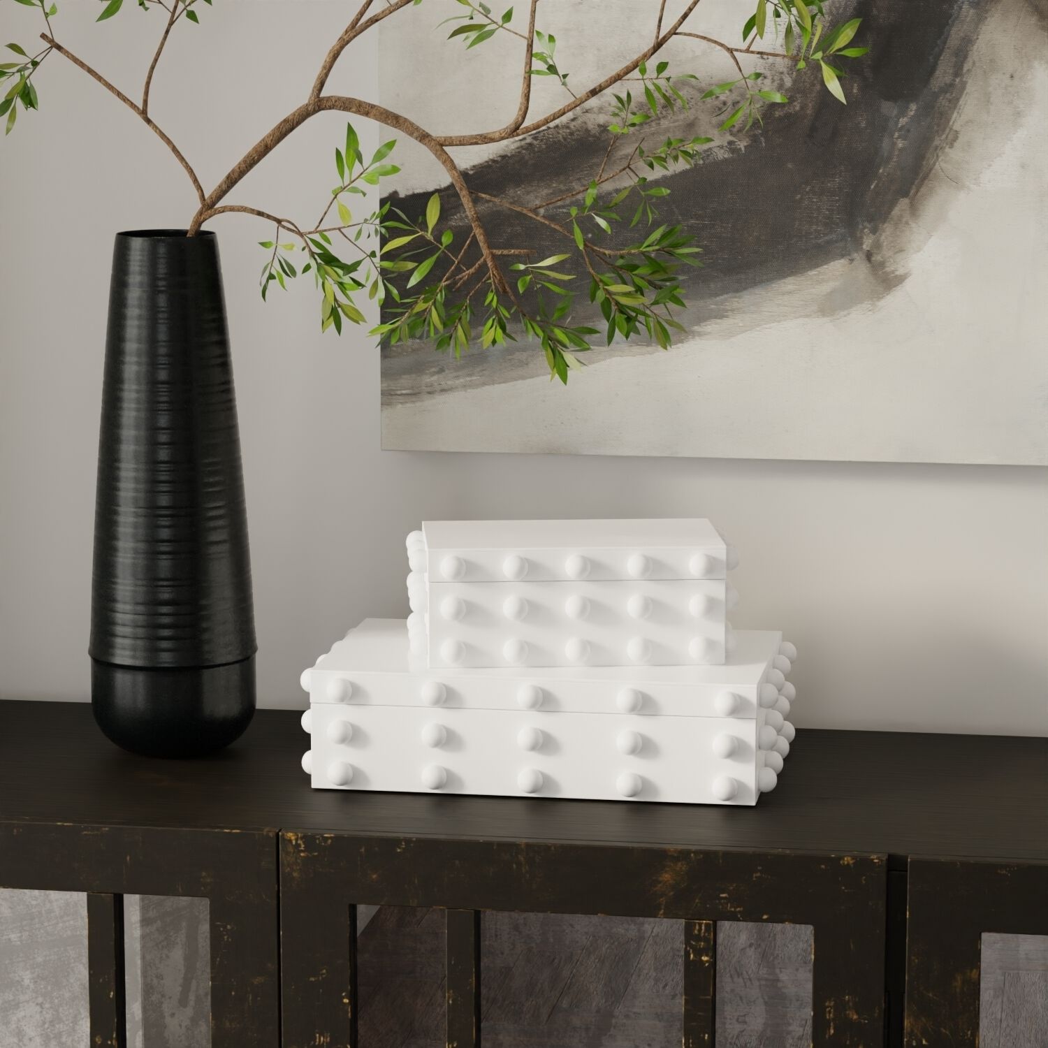 Batu 16.5 X 10.62 inch White Box