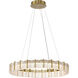Sevryn LED 27.5 inch Soft Brass Ring Pendant Ceiling Light