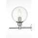 Jaelynn 3 Light 28 inch Chrome Bath Sconce Wall Light