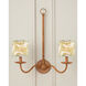 Aviary Moss and Ivory 5 inch Drum Chandelier Shade